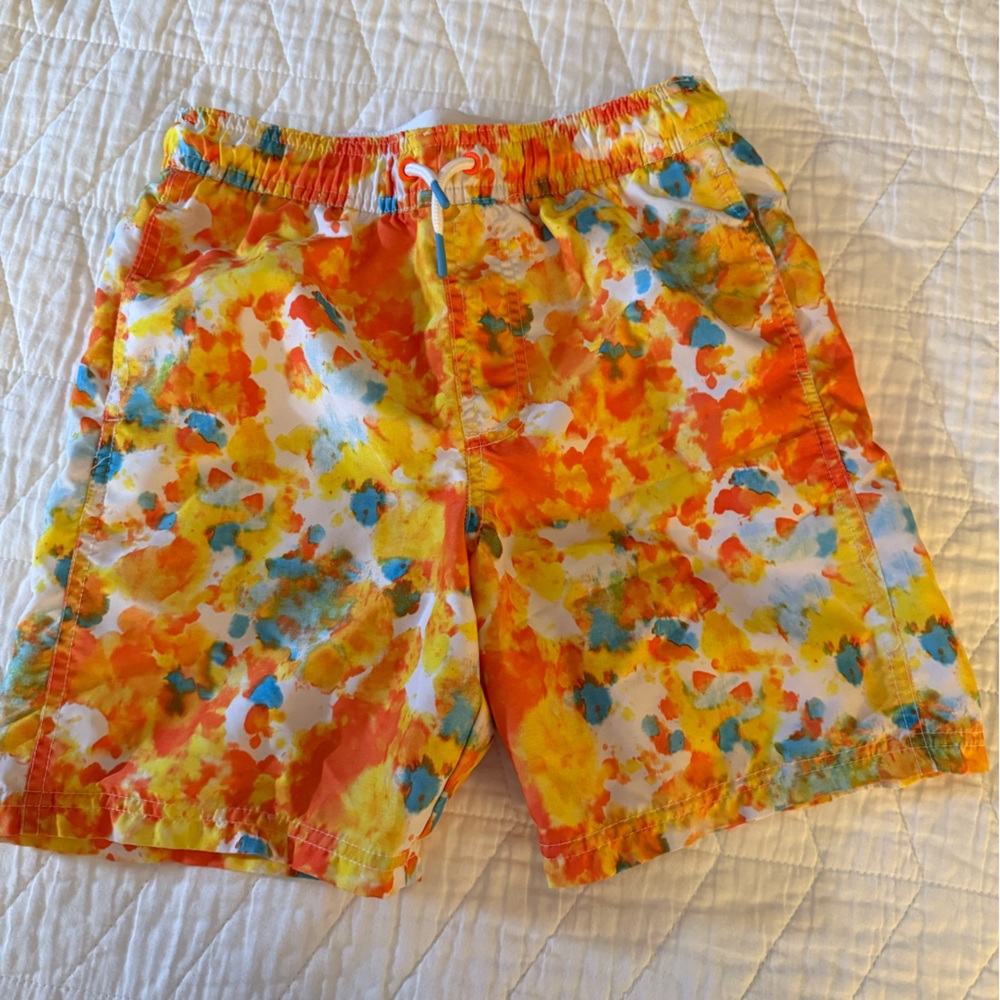 Boys Cat & Jack Colorful Splash Swim Shorts